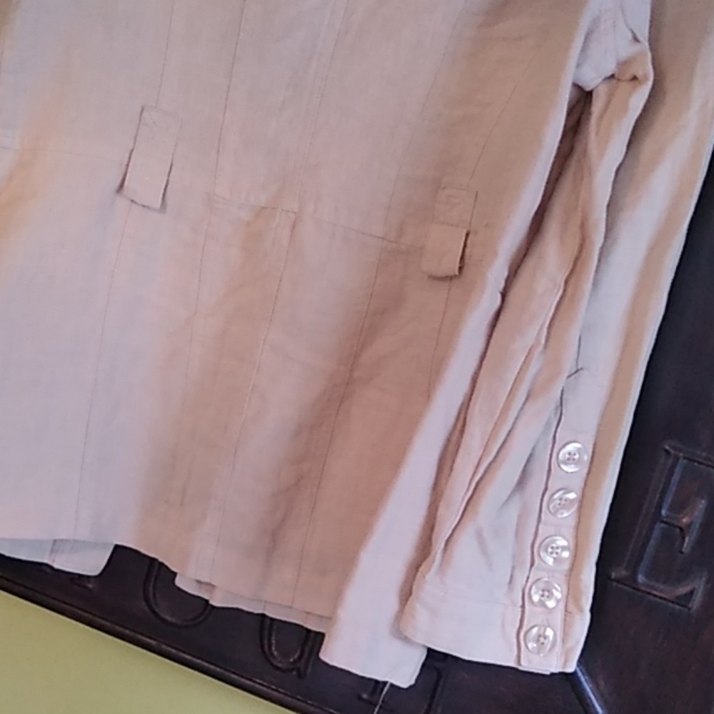 Linen jacket💛 - Picture 4 of 4